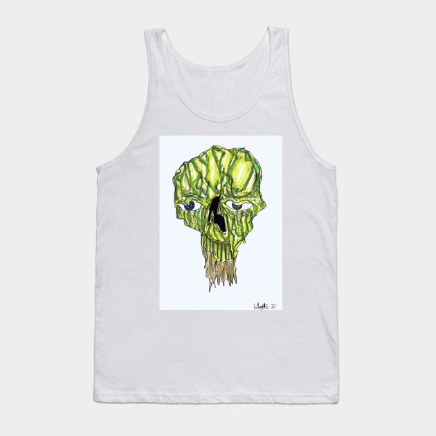 Glum Skull Tank Top by LukeMargetts